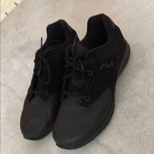 Fila Black Athletic Shoes